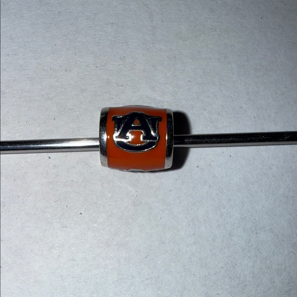 Pandora Auburn Orange and Blue Charm
